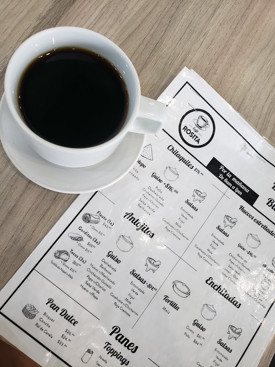 Café Rosita Menu - Image 4