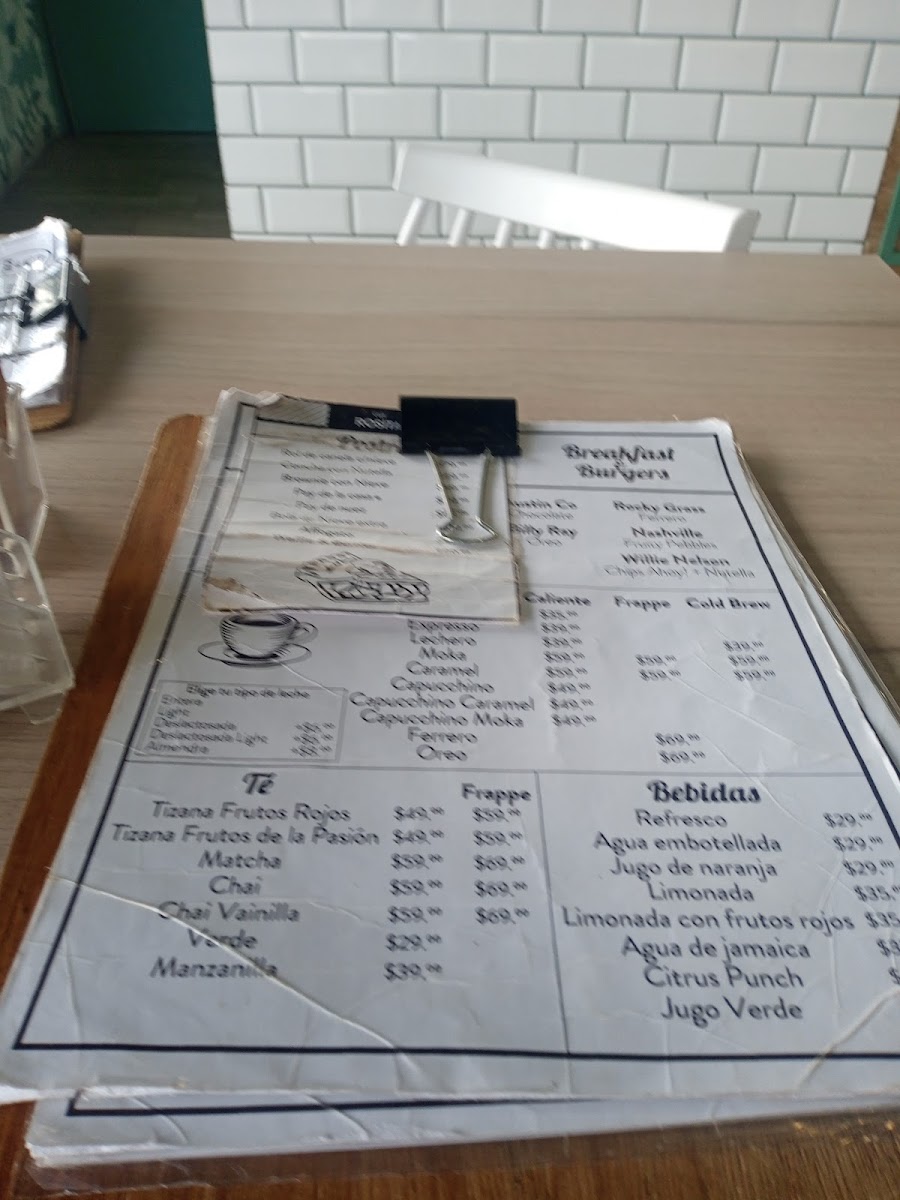Café Rosita Menu - Image 5